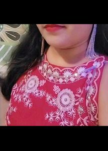 Beautiful Pink Embroidered Ethnic Gown