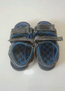 👶 Kids Black &amp; Blue Sandals (0–2 years)