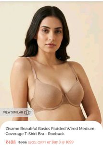 Zivame Padded Wired T Shirt Bras