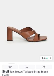 Chic Brown Block Heels