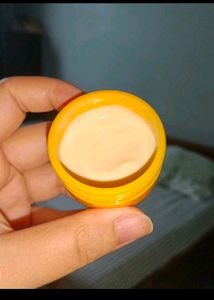 Bright Yellow Face Moisturiser Jar