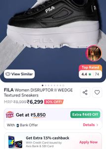 FILA WEDGE SHOES (ORIGINAL )
