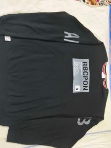 Black Graphic Sweatshirt