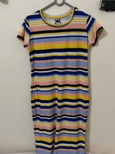 Striped T-Shirt Dress