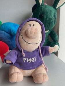 Cute Piggy Plush Toy with Hoodie