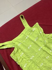 Trends green long dress