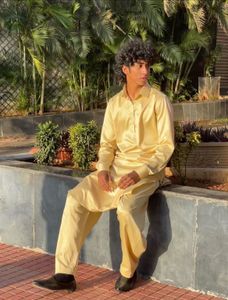 Men's Silk Kurta Pajama Set