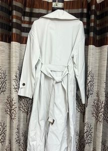 MANGO OFF WHITE Trench Coat - Parisian Style