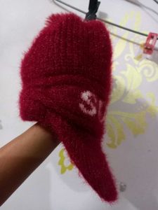 Cute Maroon  Cap