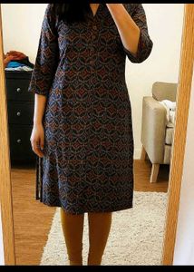 Jaipuri Cotton Kurti Pant Set