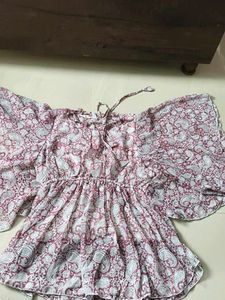 Boho Paisley Print Tunic Top