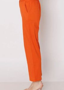Chic Rust Solid Fit Trouser