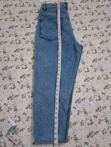 Crop denim jeans
