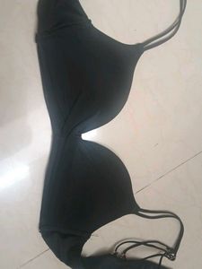 Lace Trim Bra and Panty Set