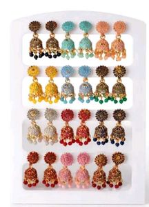 Assorted Jhumka Earrings Set