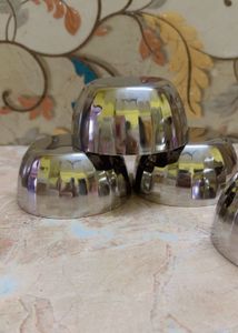 Set of 6 Stainless Steel Bowls