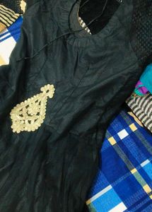 Elegant Black &amp; Gold Blouse