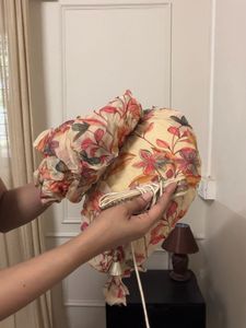 Festive Coord Set with floral Ruffles