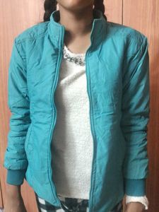 Teal Puffer Jacket