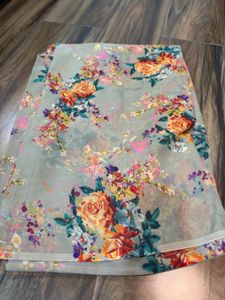Floral Print Saree