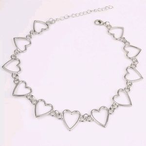 Chic Heart Link Chain Necklace