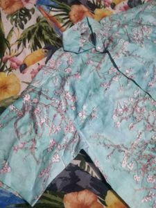 women's Short Sleeve Floral Print Shirt