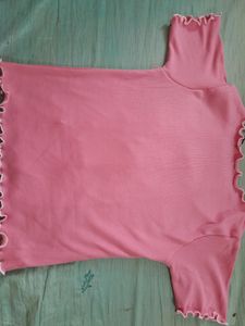 STYLISH KNITTERD 3 FRILL KOREAN TOP