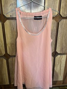Sheer Beaded Tank Top