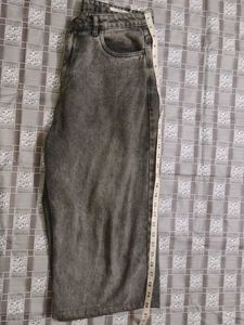 Zudio Grey Wash Wide Leg Jorts