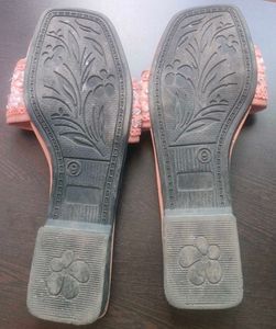 Beaded Flat Sandals