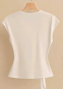WHITE WRAP TOP