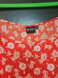 Orangish Red Top