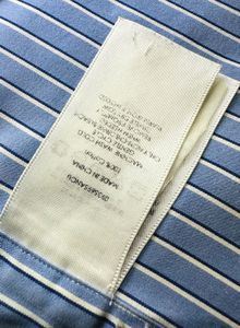 Authentic Polo RL Dress Shirt Blue Striped