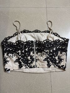 Elegant Lace Corset Top