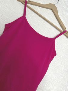 Pink Satin Cami Top