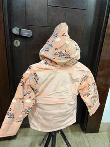 Cute Baby Girl's Pink Deer Hoodie