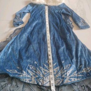 Blue Elsa Inspired Dress