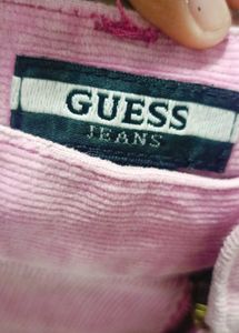 Pink Corduroy Flare Pants