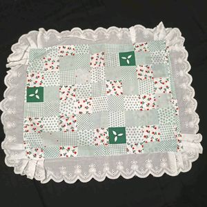 Green Printed Baby Pillow Cover