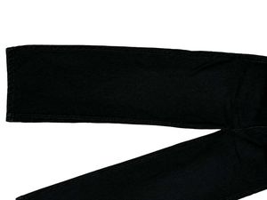 Black straight fit denim jeans