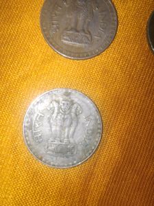 6 Pcs One Rupee Big Coins