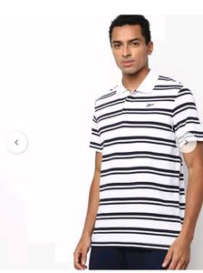 Men's Striped Polo T-Shirt (XS)