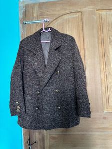 Vintage Wool Blend Overcoat