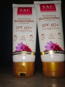 Combo Of 2 New Sunscreen SPF 60+ Zero White Cast