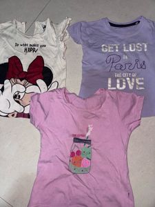 Cute Girls Tops and shorts  - 6 Pack