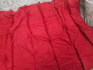 Vibrant Red Rayon Cloth for Stitching