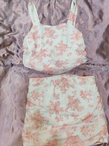 Floral Print Two-Piece Set
