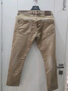 Slim Fit Jeans Camel Colour