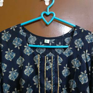 Stylish Blue Kurta Set with Dupatta