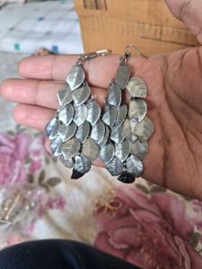 silver danglers